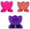 3 Packs Egg Cups Boiled Egg Holder Kitchen Silicone Egg Cups Set Egg Cups Colorful for Kitchen Boiled Eggs Breakfast Stack and Egg Cups Holders