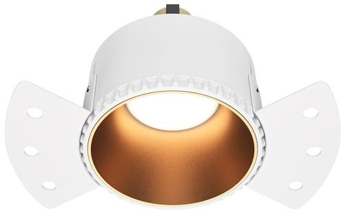 MAYTONI DECORATIVE LIGHTING Einbaustrahler Share Gold matt Aluminium und Kunststoff AC 220-240 GU10 20W Einbauleuchte rund