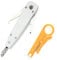 1 Pcs Ethernet Krone Tool with Wire Stripper Combo,Punch Down Tool,Impact IDC Network Punch Down Tool,Professional Ethernet Punchdown Tool for RJ45 Socket Cat5/Cat6/Ca7 & Telephone Cable