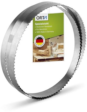 Orta Spezialstahl Bandsägeblätter in 6 mm Breite 1400 bis 3980 - ideal für die Bearbeitung von Weichholzarten (6 x 0,40 x 4 mm, 2100)