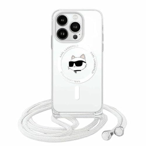 CG MOBILE Karl Lagerfeld KLHMP14XHCCHNT Hülle für iPhone 14 Pro Max 6.7 hardcase transparent IML Choupette Head & Cord