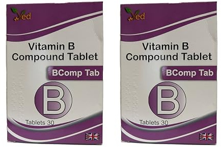 VED Vitamin B Compound Tablet | 30 Days Supply (60 Count (Pack of 2))