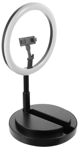 CRILSTYLEO Led Fill Lamp 8 Rod Retractable 3 Modes Bed Room Portable Live Stream Desk Night Light Clamp