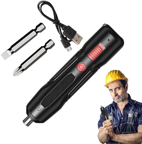 Juego de destornilladores electrónicos, destornillador eléctrico pequeño | Juego de destornilladores de precisión con carga USB | Herramientas eléctricas de alto par para electrónica, teléfono, cámara