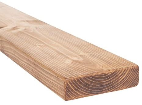 MoonTree Rustikales schwebendes Regal, 200 cm x 15 cm x 3.8 cm, Unbehandelt