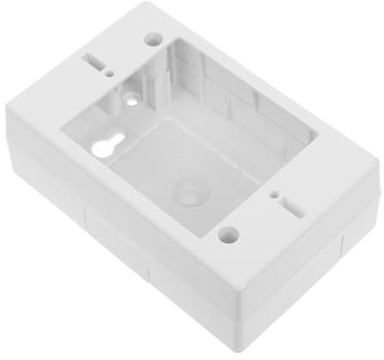 Gadpiparty Aufputz-steckdosendose Einzel-unterputzdose Aufputzdose Für Innen Und Außenbereich Kabelanschlussdose Wandsteckdose Stromanschlussdose Steckdosendosen Aufputzsteckdose Wandleuchten