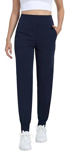 Timuspo Lockere Jogginghose Damen Elastischer Bund Trainingshose Yoga Pants Leichte Sporthose mit Taschen Laufen Casual