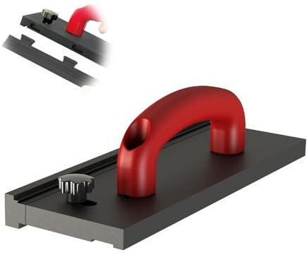 Tapping Block for Vinyl Plank Flooring, NAACOO Big Handle/3 Different Edges/Reversible Double Sided with Notches Use for Tongue&Groove or Click-Lock Floor, Laminate Flooring Tools.