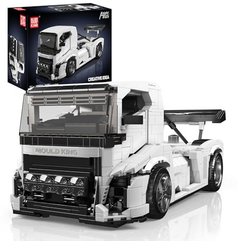 Mould King 10036 Technique Chevalier Kit de Construction pour Camion Chevalier, 1604+ Pièces Kreativer Sportwagen Camion modèle de Pièces de Construction Toys für Kinder 14+/Adults (Version Statique)