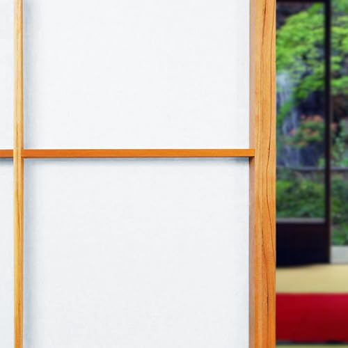 ONAO Rouleau de papier japonais Shoji (1,1 m x 7,2 m) – Blanc, papier de remplacement pour écran Shoji, fabriqué au Japon
