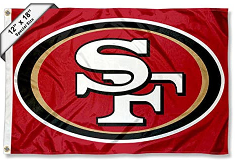 WinCraft San Francisco 49ers Boat and Golf Cart Flag