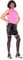 Smiffys Queen Break Free Housewife Costume, Pink & Black, Iconic Dress, Wig & Moustache, Official Queen License Outfit with Zip Fastening & Belt Attached, Channel Freddie's Flamboyant Spirit