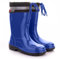 Lemigo Unisex Bambini Stivali in Gomma con Polsino Stivali da Pioggia Scarpe da Pioggia KIM 20-35 EU (Blu, 22)