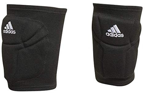 adidas Elite Knieschoner für Erwachsene, Unisex, Schwarz/Weiß, Größe L