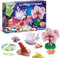 Clementoni- Ciencia Mega Cristales-Juego científico-versión Francesa, Fabricado en Italia, 8 años y más, Multicolor, 45.1 x 7 x 31.1cm (52490)
