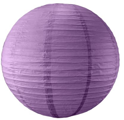 SKYLANTERN Papierkugel, Aubergine, 40 cm – Lampion aus Reispapier – japanische Laterne Aubergine für Dekoration von Hochzeit, Geburtstag, Partys