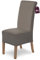SCHEFFLER-Home Stuhlhussen 4er Set Lena Taupe/elastische und langlebige Hussen für Stühle/Robustes Freischwinger Hussen Set/Stuhlhussen Stretch/Stuhl Hussen waschbar