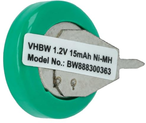 vhbw Akku Ersatz für 1/V15H | für Modellbau (20mAh, 1,2V, NiMH) mit 2 Pin Stecklötfahne