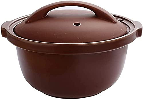 Casseruola Per Zuppa Pentola Di Terracotta Casseruola In Ceramica, Pentola Per Zuppa Con Coperchio E Manico Padella Per Brasare Pentole Salutari Per Brasare A Cottura Lenta Bibimbap