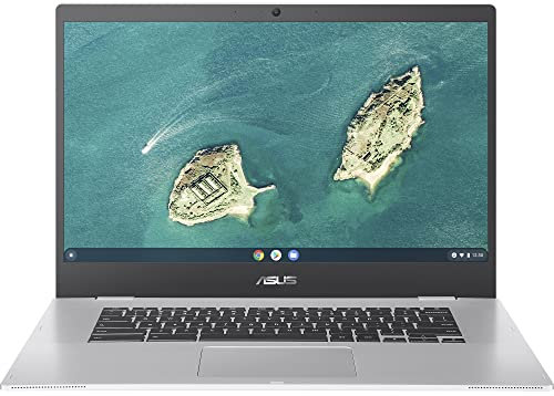 Asus Chromebook CX1500CNA – Laptop 15,6 pollici Full HD (Intel Celeron N3350, 8 GB RAM, 64 GB eMMC, HD Graphics 500, Chrome OS) argento, tastiera QWERTY spagnola