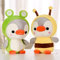 Frosch Plüschtier Kuscheltier, 25cm Kawaii Pinguin Puppe Dinosaurier Pinguin Plüsch Kissen Cartoon Tier Stofftier Plüschtier Plüschtierpuppe Weich Stofftier Pinguin Kuscheltier für Kinder Geschenk
