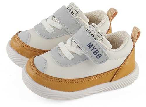 LACOFIA Chaussures Premiers Pas Bébé Garçons Fille Baskets Bébé à Semelle en Caoutchouc Antidérapantes