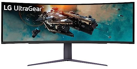 LG 49GR85DC-B.AUS 49 Curved Ultragear™ DQHD 1ms 240Hz Monitor with VESA DisplayHDR™ 1000, Black