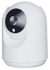 Energeeks Sentinel II - Cámara Vigilancia WiFi Interior - 360º 1080p Full HD 2MP - Detección Movimiento-Ruido - Audio Bidireccional Sirena - Almacenamiento SD/Nube - Compatible Alexa Google Home y App
