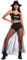 FYMNSI Damen Festival Glitzer Rock Rave Outfit 2 in 1 Transparent Mesh Rock Mit Hose Drunter High Waist T?llrock Lang Maxirock Hosenrock Strandrock Musikfestivals Party Streetwear Clubwear Schwarz S
