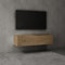 doporro Mobile Porta TV Sospeso 120 cm con 2 Ante Marrone Chiaro, Credenza Bassa da Soggiorno Salotto, Madia Consolle per TV Fernsehschrank02