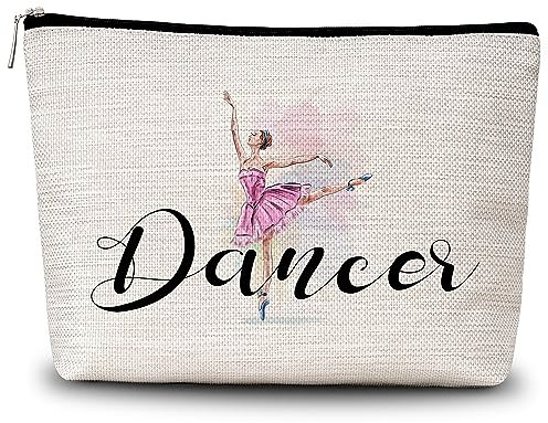 GREOXG Kosmetiktasche mit Ballerina-Motiv, Aquarell-Ballett-Tanzmädchen, Tänzerin, Freundschaftsgeschenk für Tanzliebhaber, 3, Stil 2: