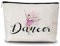 GREOXG Kosmetiktasche mit Ballerina-Motiv, Aquarell-Ballett-Tanzmädchen, Tänzerin, Freundschaftsgeschenk für Tanzliebhaber, 3, Stil 2: