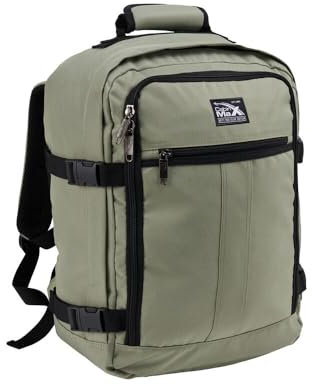 Cabin Max Metz - 40x30x20 Rucksack : Ideales Handgepäck und Reiserucksack für Flugzeug, Reisetasche - Handgepäck 40x30x25 Kompatibel mit Wizz Air und Eurowings (rPET Recycelter Stoff 40x30x20cm)
