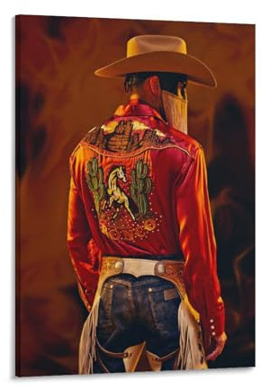 HEISAN Orville Peck Art Sänger-Poster, Retro-Poster, Leinwand-Kunstposter und Wandkunst, Bild, Druck, moderne Familiendekoration, Poster, 60 x 90 cm