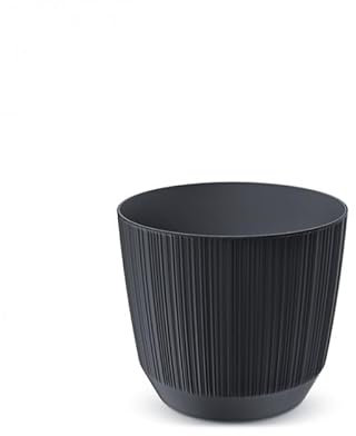Prosperplast Blumentopf RYFO Anthrazit 12,6 cm