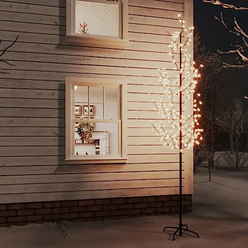 Furniture Home Tools - Árbol LED de cerezo en flor de cerezo, blanco cálido, 368 LED, 300 cm