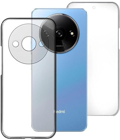Max Power Digital Funda 360º para móvil Xiaomi Redmi A3 Silicona Transparente - Carcasa Resistente Full Body Delantera y Trasera Doble Cara Completa Entera