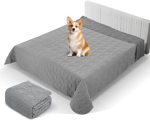 PICK FOR LIFE wasserdichte Hundedecke, beidseitig verwendbare Decke als Schutz für Sofa und Bett - waschbare Haustierdecke für Hunde sowie Katzen, in der Waschmaschine waschbar