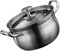 PAMINGONO Stainless Steel Soup Pot Multi-Function Saucepan Tagine Cooking Pot Stock Pot Lid