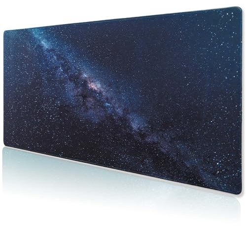 DOBAOJIA Tapis de Souris XXL 800 x 300mm, Tapis de Souris Gaming, Sous Main de Bureau, Tapis de Clavier et Souris, Tapis d’Ordinateur Bureau, surface anti-débordement et base antidérapante