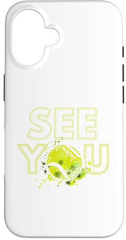 See You In Court Tennis Tennis Player Case for iPhone 16