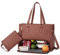 TIMIFUN 2-in-1-Tragetasche/Lunchbag-Kombination, auslaufsichere, isolierte Lunchbags, große Arbeitstragetasche mit Lunchfach, Arbeitshandtasche für Business, Büro