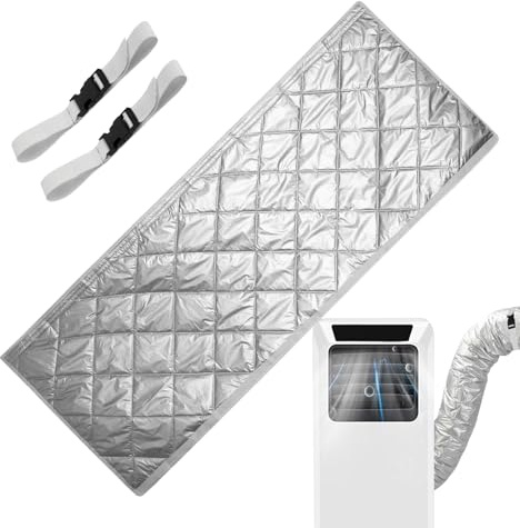 Air Conditioner Hose Cover, Ac Hose Insulation Sleeve, Weatherproof Insulated Hoses Cover for Storefront Basement Home Apartment Garage Dorm