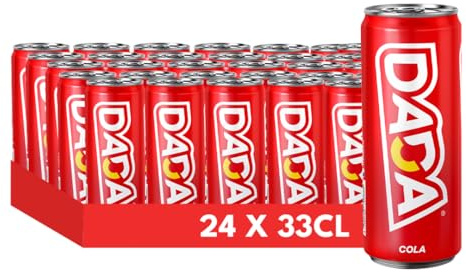 DADA Cola, Boisson Gazeuse, Canette 33cl, Pack de 24
