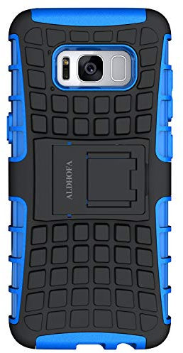 ALDHOFA Samsung Galaxy S8 Hülle,(TPU Series) Handyhülle Schutzhülle Silikon für Samsung S8-Blau
