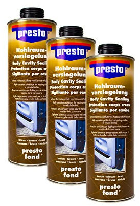 Presto 3X 603277 HOHLRAUMSCHUTZ VERSIEGELUNG WASCHSBASIS TÜR SEITENTEIL BRAUN 1