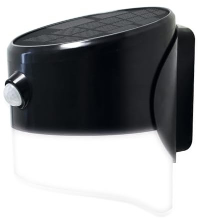 Luceco LED-Solar-Wandlampe mit PIR- Bewegungsmelder