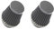 Gazechimp Filtri Aria Universali per Moto, 2x Filtri Tondi Affusolati da 60 mm con Pinza, per Scooter e ATV