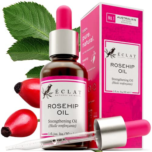 Rosehip Oil - Rose Oil for Face, 100% Pure Rose Hip Oil for Skin, Unrefined Rose Oil, Hydrating, Moisturizing and Softening Rosehip Oil for Face, Natural Face Oil, Rosehip Oil Organic