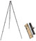 CAMPINGMOON Camping Campfire Tripod with Carrying Bag Portable Lightweight Aluminum 41.3-inch Height Stainless Steel Chain